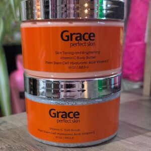 Grace Perfect Skin Vitamin C Body Butter and Salt Scrub Set